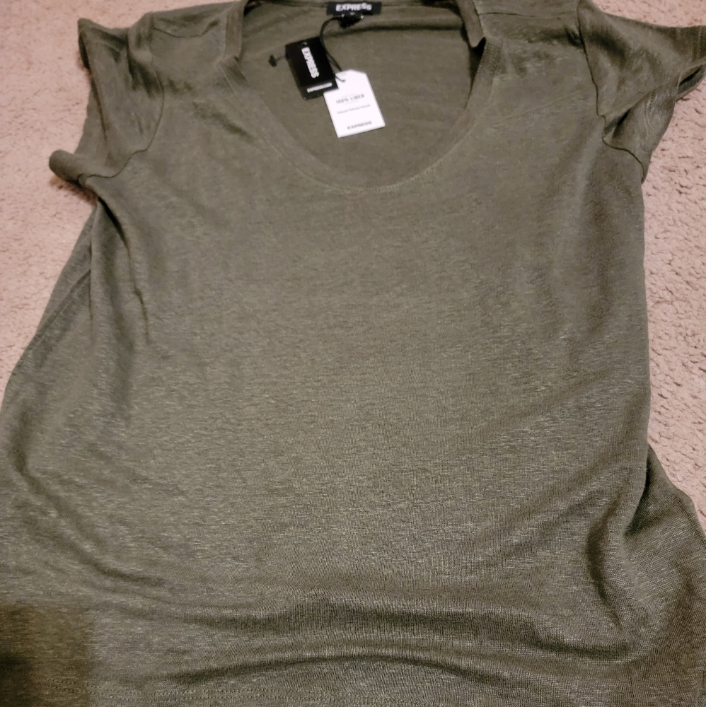 Express linen t shirt